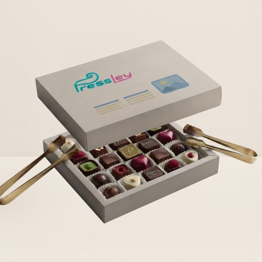 Pralinenschachtel – individuell bedruckte Verpackung von Pressley